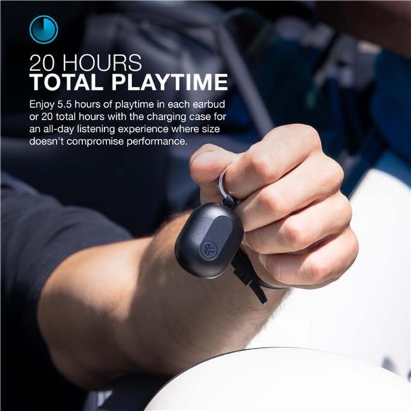 JLab JBuds Mini True Wireless Earbuds - Black - Picture 6 of 7